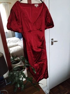 Karen Millen Fully Lined Red Dress, Size 12(UK) - Bild 1 von 5