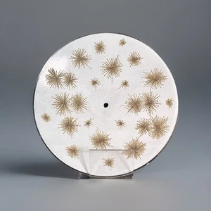 (1) Mid Century Modern MCM Atomic Starburst Glass Ceiling Light Fixture Shade - Picture 1 of 17