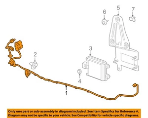 GM OEM 18-19 Traverse Front Bumper Grille Bumper Components-Harness 84594908 - Imagen 1 de 2