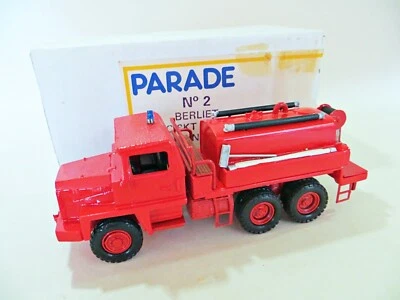 PARADE MOMACO Nº 2 'BERLIET GBC 8KT POMPIER CCI NANCY CAMIÓN DE BOMBEROS' 1:50. RARO. Foto 1 de 4