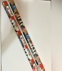NSYNC Christmas Gift Wrapping Paper Lot X 2 Vintage Sealed 25 Square Ft unopened - Picture 1 of 10
