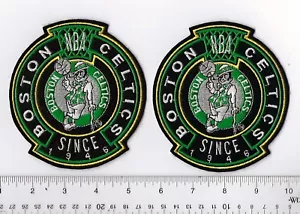 Menge 2 Boston Celtics seit 1946 Aufnähen Patch 4,5"" x 4,25"" KOSTENLOSER VERSAND! - Bild 1 von 1