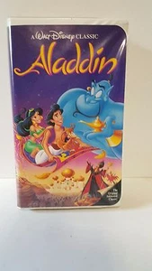 Walt Disney's Black Diamond Classic Aladdin (VHS 1993) RARE - Picture 1 of 7
