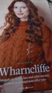 Knitting Pattern Lovely Cosy Jumper In Chunky .- Sizes 32-54in - Picture 1 of 2