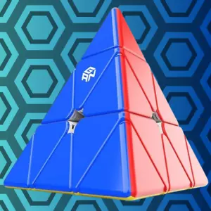 GAN Pyraminx 36 Magnets, Speed Magnetic Pyramid Puzzle Stickerless Triangle Cube - Picture 1 of 8
