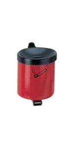 TKG Wandascher Ø110xH120mm rot mit Kippvorrichtung - Bild 1 von 1