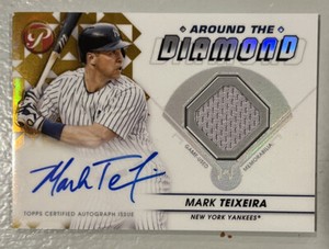 2023 Topps Pristine Mark Teixeira Around The Diamond Gold Patch Auto /50 Yankees