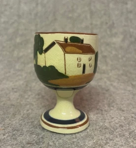 Vintage WATCOMBE TORQUAY Pottery Egg Cup A Thing of Beauty is a Joy Forever - Picture 1 of 7