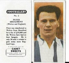Footballers - Cadet Sweets - 1959 - VGC - Choose from drop down list (T9)