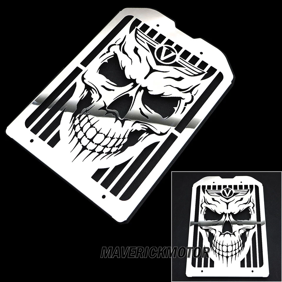 Protector de rejilla de cubierta de radiador para Kawasaki Vulcan VN 1500 1600 Mean Streak 2002-2008 Foto 1 de 4