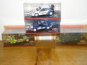 4 Voitures Rallye Monte Carlo Peugeot 2006 Ford 2004, 2007 Hotchkiss 1949 Neuves - Foto 1 di 17