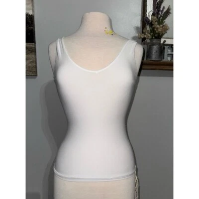 Aerie Smoothez plunge wide strap cami tank in white size small - Image 1 of 4