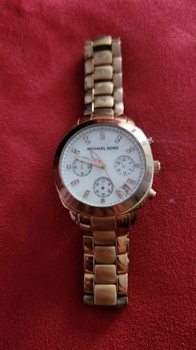 Orologio Donna Michael Kors Oro Rosa Acciaio Inox Cronografo MK5336