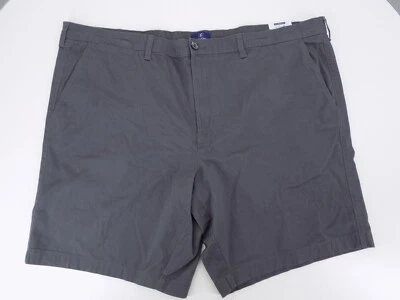 Mens Shorts Size 46 Gray Flat Front, At the Knee, Stretch, New - Image 1 of 4