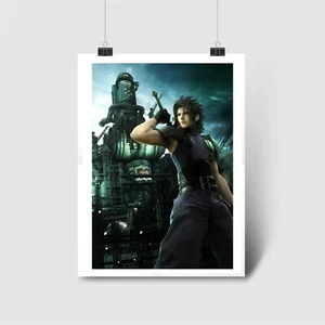 Póster Zack Fair V2 Crisis Core FF7 VII | Juego clásico JRPG impresiones de alta calidad - Imagen 1 de 4