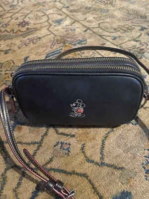 Coach Disney Mickey Mouse Leather Crossbody Shoulder Handbag EUC - Image 1 of 4