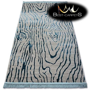 VERY SOFT WOOL & ACRYLIC RUGS fringe "MANYAS" Thick & Densely Woven HIGH QUALITY - Picture 1 of 6