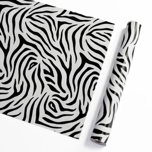 Zebra Pattern Peel and Stick Wallpaper Self-Adhesive Contact Paper  393inch - Picture 1 of 7