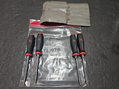 SNAP ON TOOLS #SGTX40 4 PC SOFT GRIP MINI TORX DRIVE SET W/CASE (TL1078) - Изображение 1 из 2