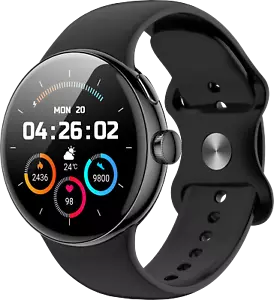 Reloj inteligente hombres mujeres rastreador de fitness presión arterial ritmo cardíaco relojes deportivos Reino Unido - Imagen 1 de 13