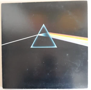 PINK FLOYD The Dark Side of The Moon LP Lyrics 2 Posters Stickers Roger Waters - Foto 1 di 8