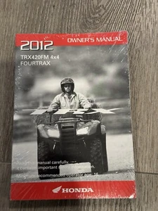 OEM HONDA 2012 TRX420FM FOURTRAX 4X4 OWNERS MANUAL - Bild 1 von 2