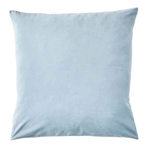 Adorn Living Velvet European Pillowcase - Sky - Picture 1 of 3