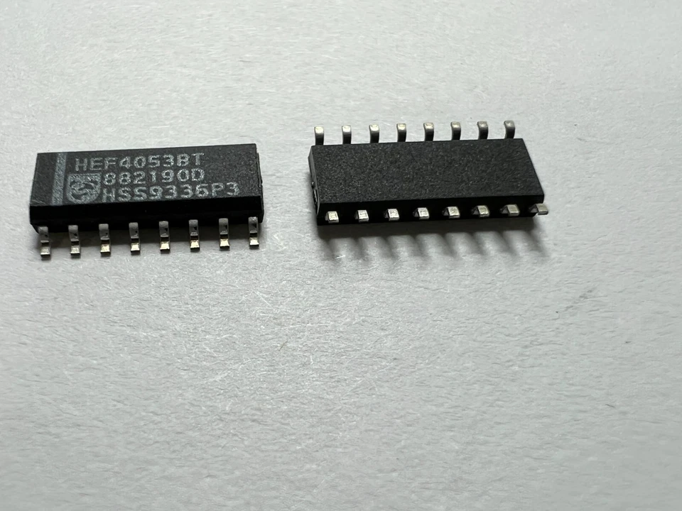 5 PCS OF HEF4053BT IC, Analog Multiplexer, Triple 2:1, 16-Pin, SOIC, Tube - Image 1 of 1