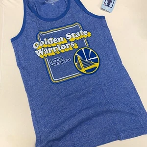 Magic Threads Golden State Warriors Women's Tank Top NBA4her Blue Medium NWT - Picture 1 of 5