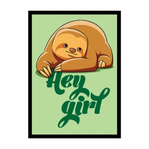 Legion Supplies Hey Girl Deck Protector Sleeves 50 Count Premium - Picture 1 of 1