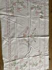 Vintage Embroidered Table Cloth 