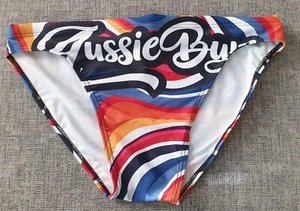 AUSSIEBUM MENS Signature Engineered Candy Briefs Trunks Rainbow Pride M L - Picture 1 of 22