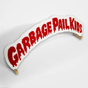 🗑️ Garbage Pail Kids Logo Wooden Sign – Retro Collectible Wall Art 🎨 - Picture 1 of 5