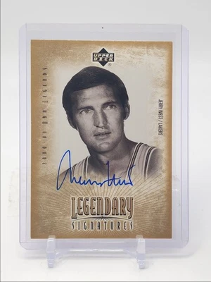 JERRY WEST 2000-01 UPPER DECK LEGENDS LEGENDARY SIGNATURES LAKERS AUTO Q3562 - Image 1 of 2