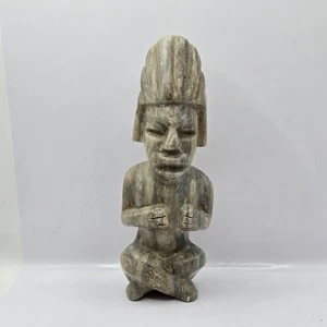 As Is Pre-Columbian Teotihuacan Stone Ritual figurine 8.75"H See Photos  - Picture 1 of 24