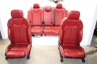 Juego completo de asientos delanteros/traseros OEM NG129 2018-2024 AUDI SQ5 rojo Foto 1 de 4