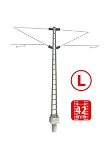 N-TRAIN Mittelmasten Re160 Ausleger L (6 St.) - Spurweite N Modellbahn Zubehör - Bild 1 von 1