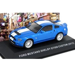 1/43 Ford Mustang Shelby GT500 2013 Custom Blue Sports Car diecast Altaya - Picture 1 of 2
