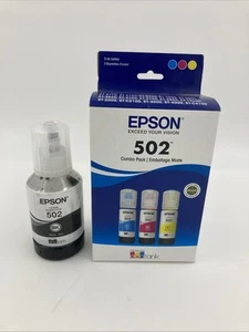 Epson 502 Kombipack Schwarz Cyan Magenta Gelb 4er Set Tintenflaschen - Bild 1 von 4