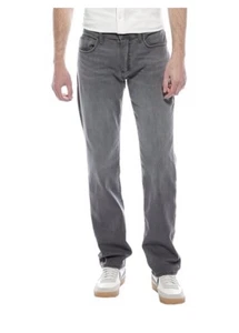 Pantalones de mezclilla rectos ajustados (Kentucky) grises suaves y elásticos 42 nuevos con etiquetas Joe's The Brixton - Imagen 1 de 2