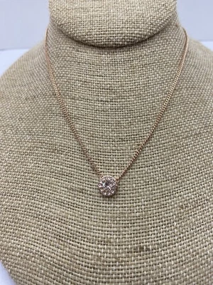 Collar de cristal de champán de oro rosa Givenchy  Foto 1 de 4