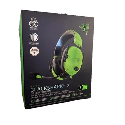 Razer BlackShark V2 X RZ04-0324 Green Multi Platform Wired Gaming Headset - Image 1 of 4