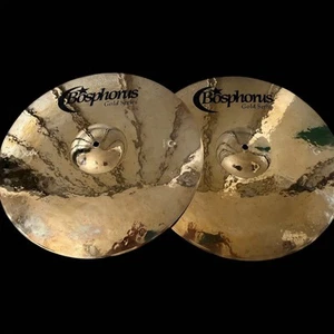 Bosphorus Gold Raw 17 Inch Hi-Hat Cymbal Istanbul Handmade Drums Accessories - Picture 1 of 11