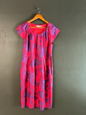 Vestido midi rosa Boden - Talla 12 - PVP: $130,00 Foto 1 de 4