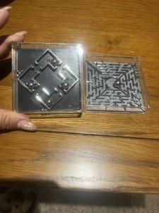 X2 Vintage 1998 Crazy Maze Hand Held Puzzles No. 3 & 6 - Picture 1 of 6