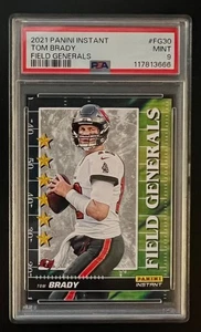 2021 Panini Instant Field Generals #FG30 Tom Brady PSA 9 Bucs Patriots  - Bild 1 von 2