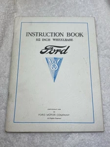 Vintage 1934 Ford Pick Up Coupe 112 Inch Wheelbase Handbook Operators V8 - Picture 1 of 9