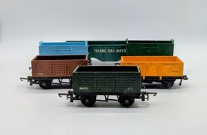 Triang OO Gauge Goods Open Wagons Bundle X 6 - Foto 1 di 17