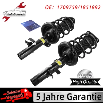 INCHSPEEED 1Paar Federbeine Vorderasch Stoßdämpfer 1709759 Für Ford Focus III MK3 1.6 TDCi