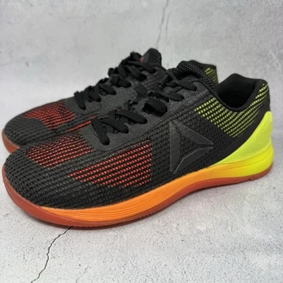 Zapatos de Entrenamiento Reebok Nano 7 CrossFit para Mujer Talla 8 M Negro Rojo Amarillo Gimnasio Foto 1 de 4